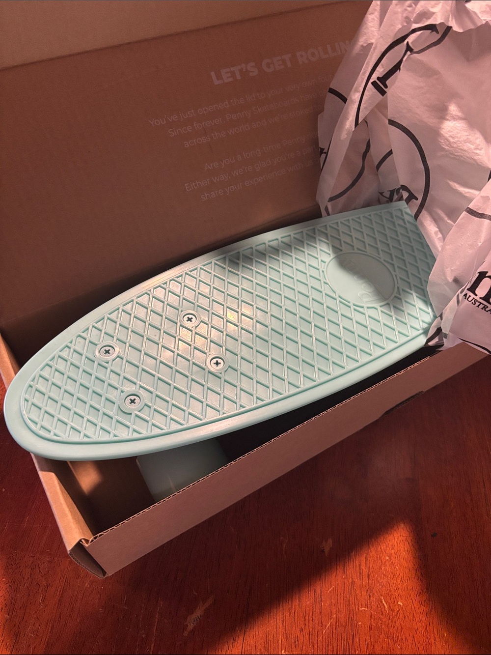 Teal Penny Skateboard - Picture 2 of 2